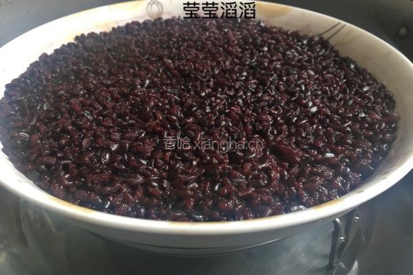 鲜奶黑糯米的做法图解4