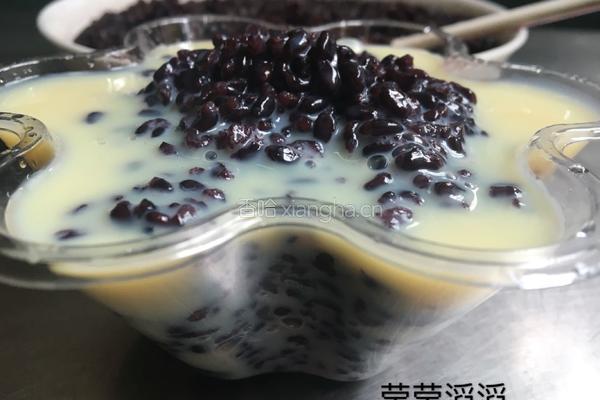 鲜奶黑糯米的做法图解6