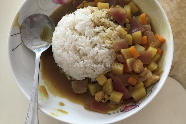 鸡肉咖喱饭的做法图解7