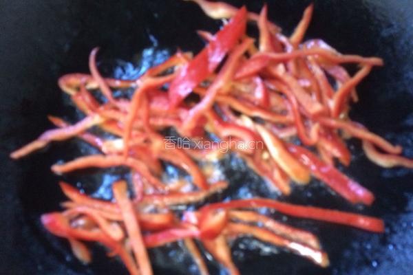 韭菜苔炒肉的做法图解8