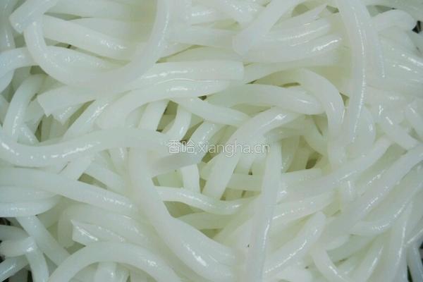 香菇青菜炒粉的做法图解1