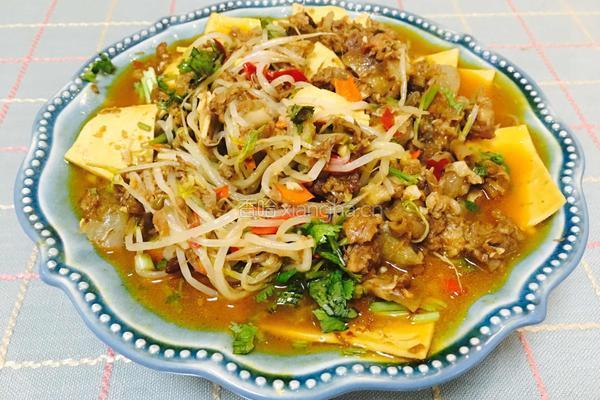 焖牛腩（豆芽百叶版）的做法图解13