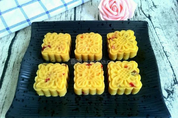 蔓越莓绿豆月饼的做法图解15
