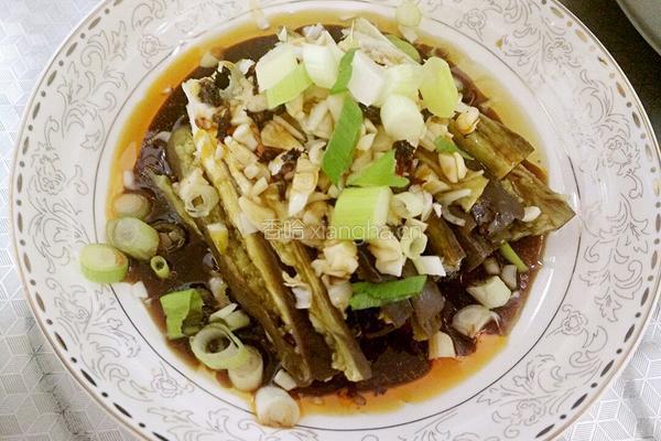 凉拌风味茄子的做法图解4
