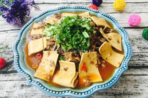 焖牛腩(豆芽百叶版)