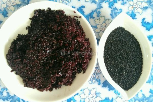 黑米芝麻馅的做法图解5