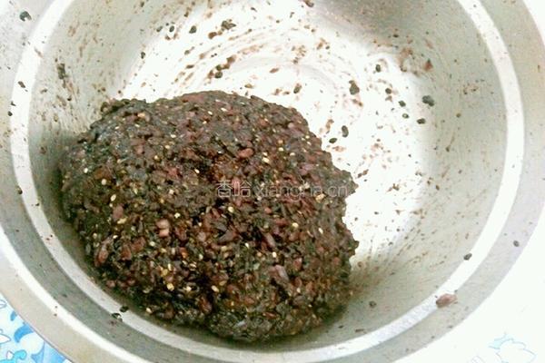 黑米芝麻馅的做法图解8