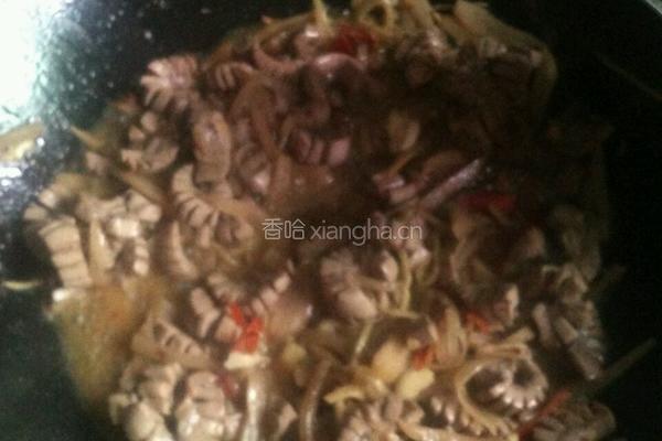 酸萝卜爆炒腰花的做法图解3