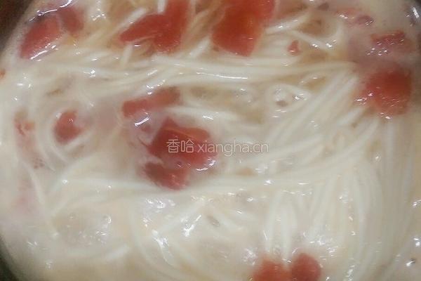 鸡蛋西红柿面的做法图解5