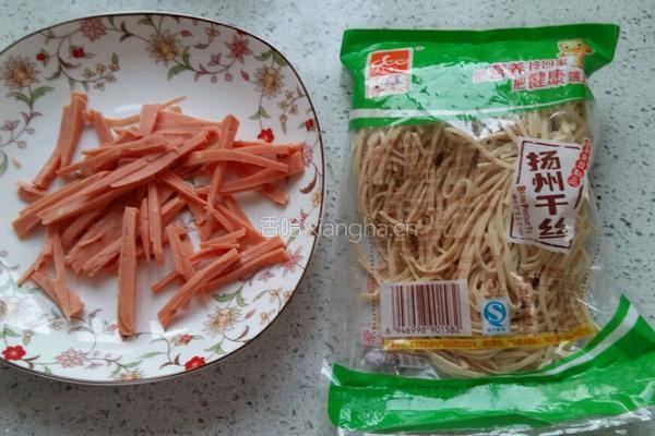 大煮干丝的做法图解1