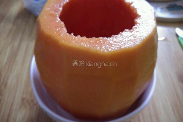 牛奶木瓜冻的做法图解4