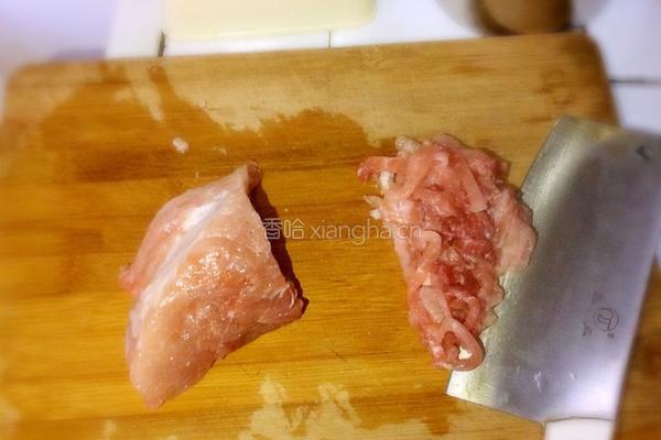 芸豆角炒肉丝的做法图解1