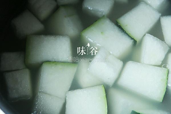 简单方便的消暑冬瓜薏米糖水的做法图解3