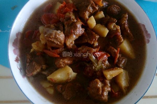 西红杮炖牛腩的做法图解5