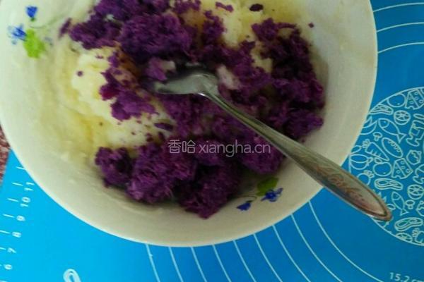 紫薯冰皮月饼的做法图解5