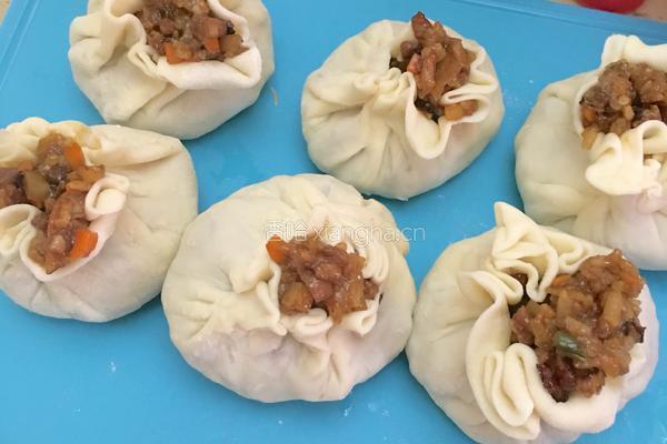 电饭煲蒸糯米烧麦的做法图解5