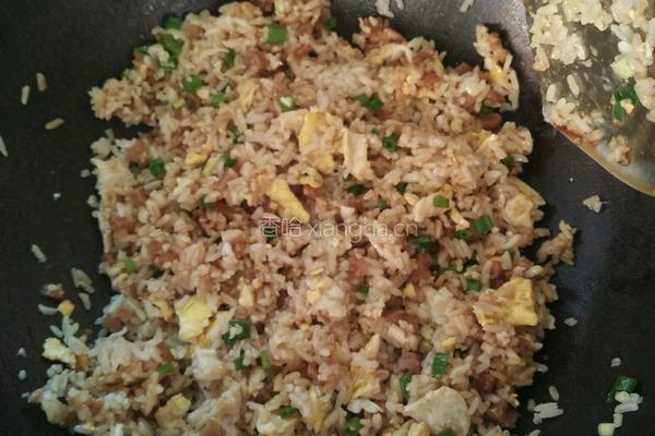 蛋炒菜脯饭的做法图解6