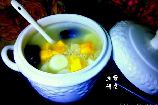 茯苓山药粥的做法图解7