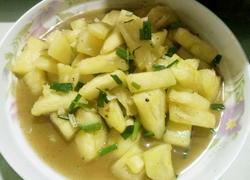 清炒菠萝