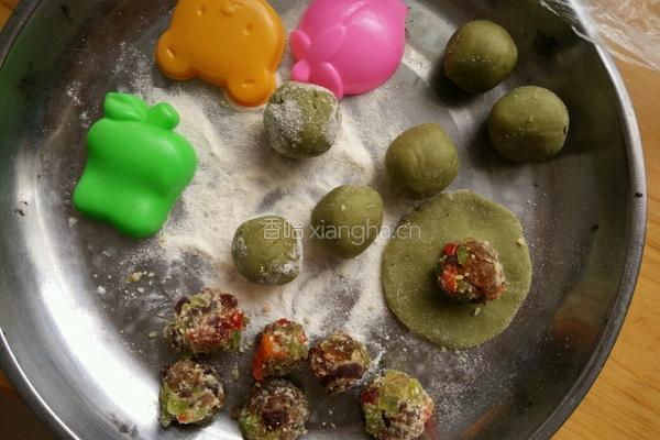 儿童月饼（果脯馅）的做法图解6