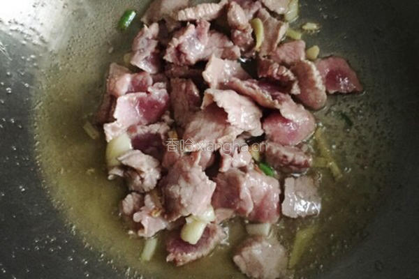 黄瓜炒肉的做法图解5