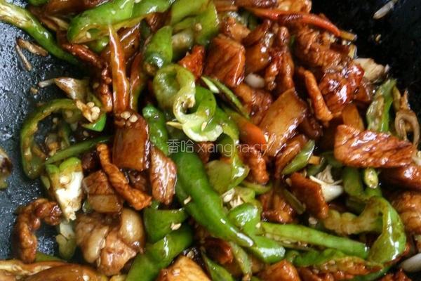 辣椒炒肉的做法图解5
