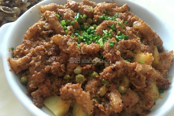 三薯粉蒸肉的做法图解6