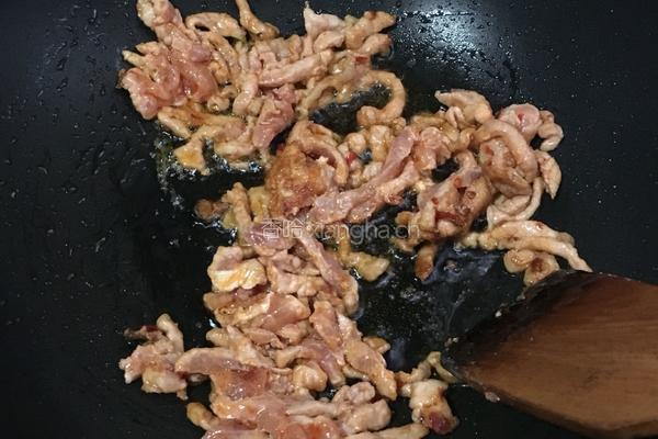 仔姜肉丝的做法图解6