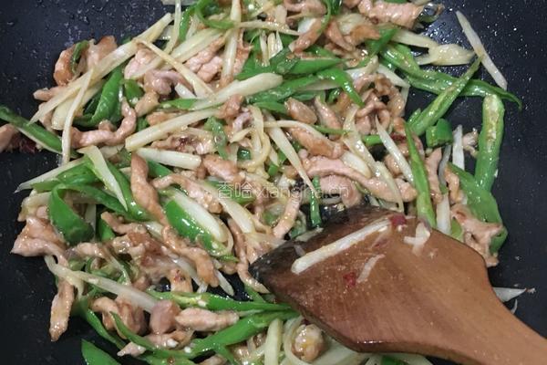 仔姜肉丝的做法图解8