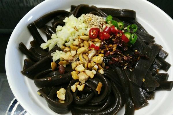 凉拌蕨根粉的做法图解8