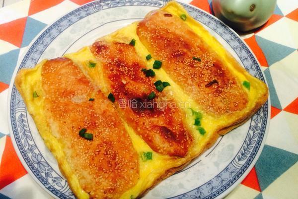 蛋抱烧饼的做法图解8