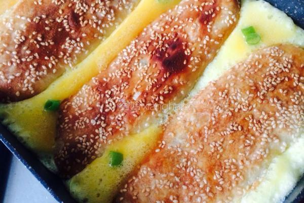 蛋抱烧饼的做法图解6