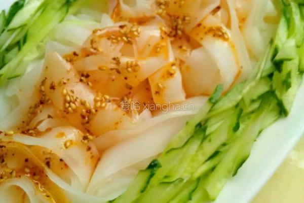 手工红油凉皮的做法图解4