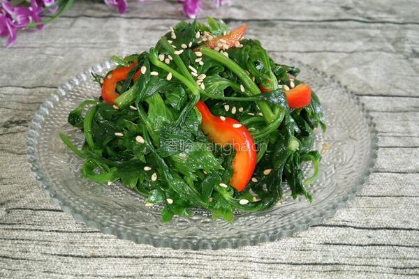 凉拌芹菜叶的做法图解5