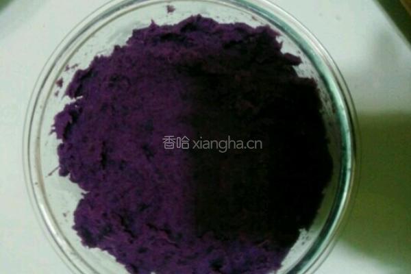 西米紫薯糕的做法图解3