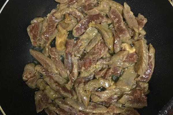 彩椒炒牛肉的做法图解6