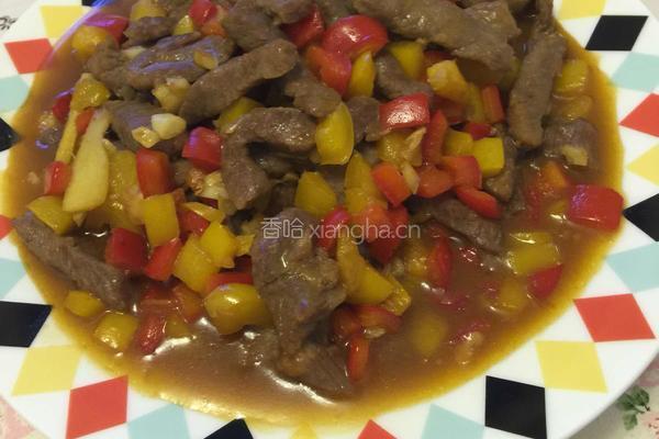 彩椒炒牛肉的做法图解10