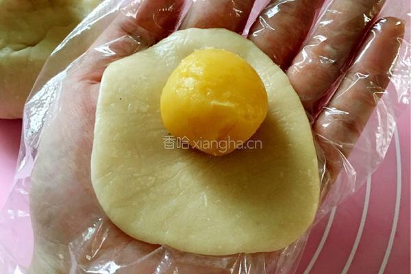 奶黄馅冰皮月饼的做法图解6