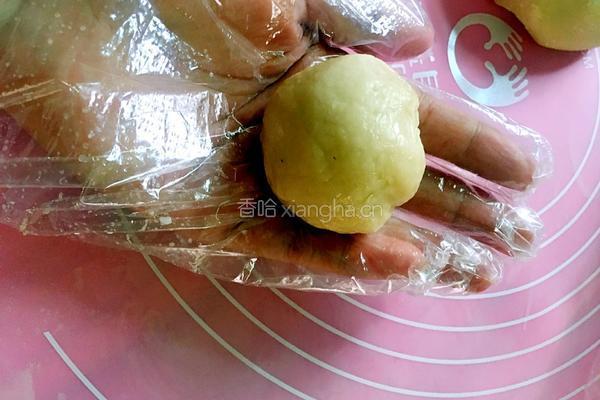 奶黄馅冰皮月饼的做法图解7