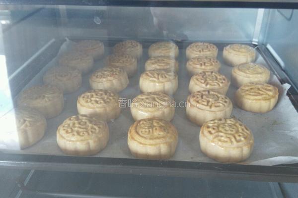 绿豆馅月饼的做法图解12