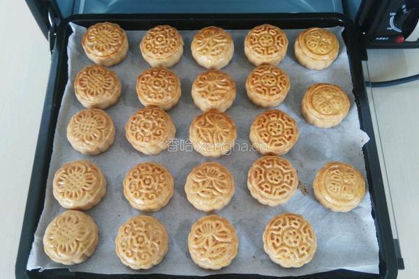 绿豆馅月饼的做法图解13