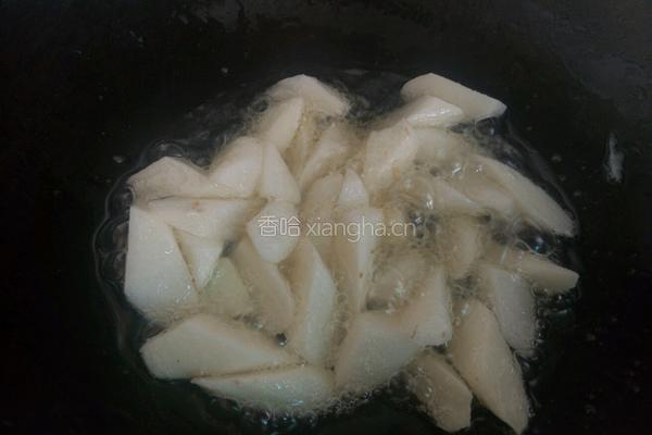 蜜糖拔丝山药的做法图解3