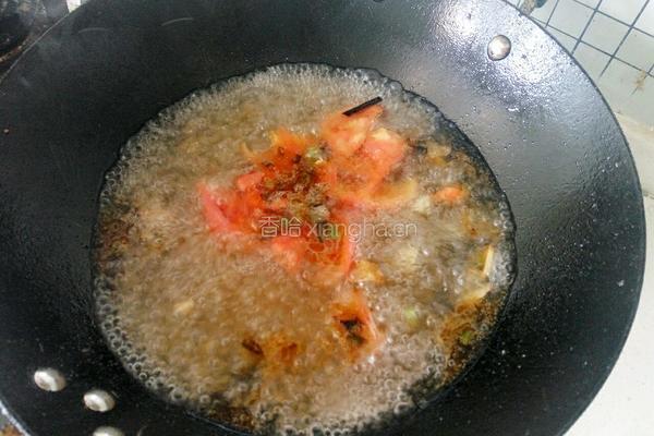 西红柿鸡蛋面的做法图解4
