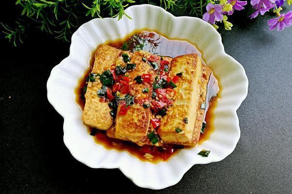煎豆腐的做法图解8