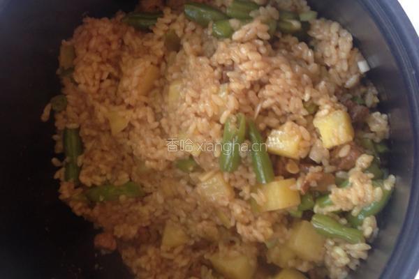 豆角土豆焖饭的做法图解6