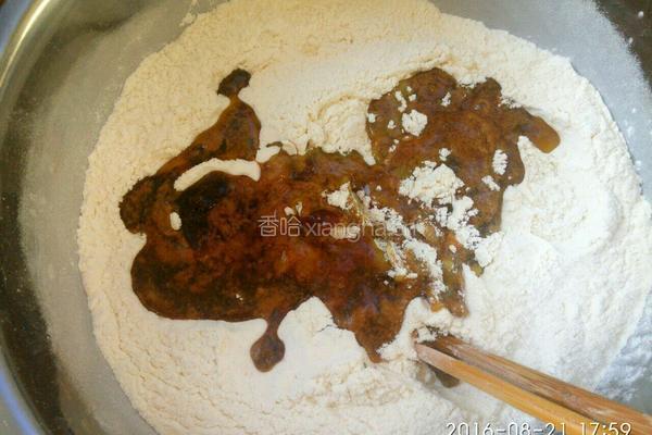 玫瑰混糖月饼的做法图解5