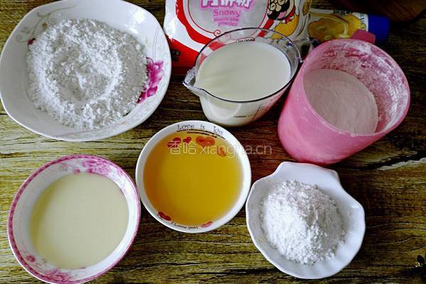 果味冰皮月饼的做法图解1
