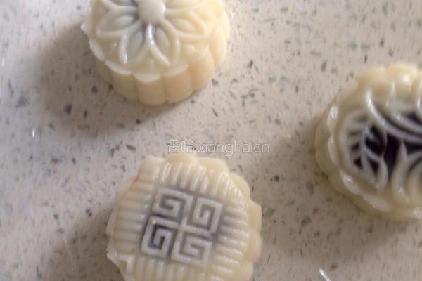 红豆冰皮月饼的做法图解8