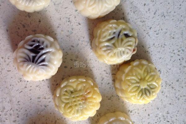 红豆冰皮月饼的做法图解9