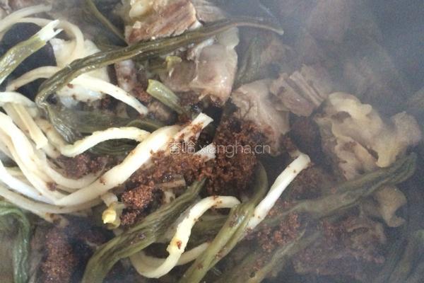 干豆角炖牛肉的做法图解6